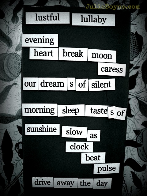 magnetic poem