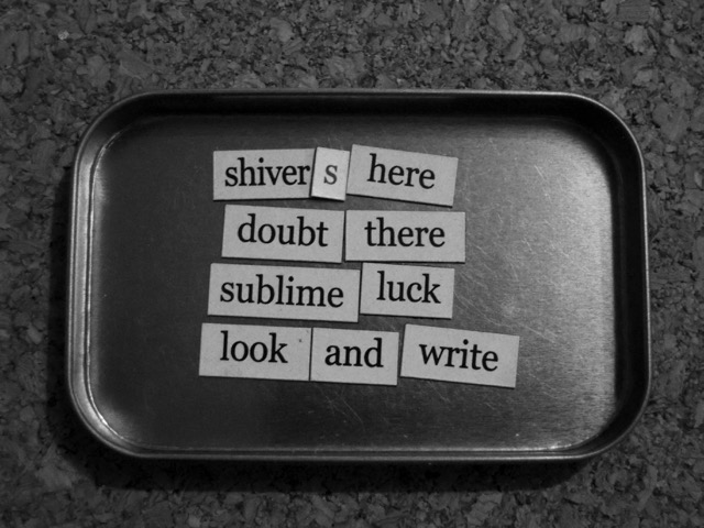 magnetic poem sublime luck